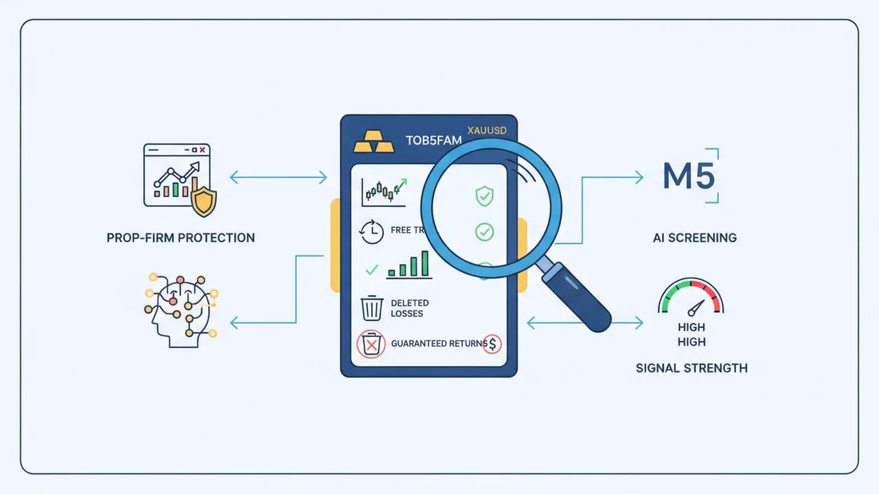 How to verify a gold signal channel before paying