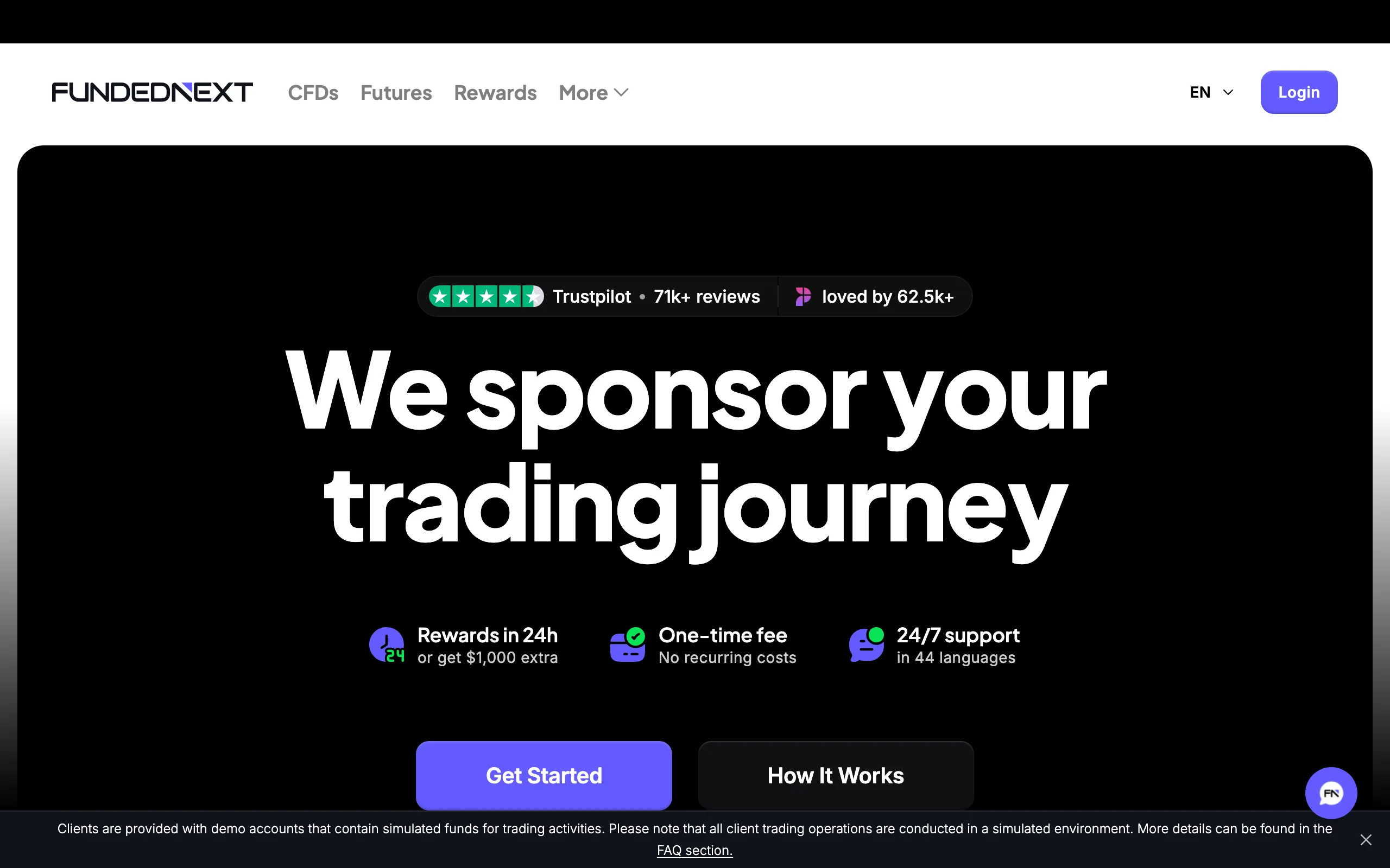 FundedNext screenshot