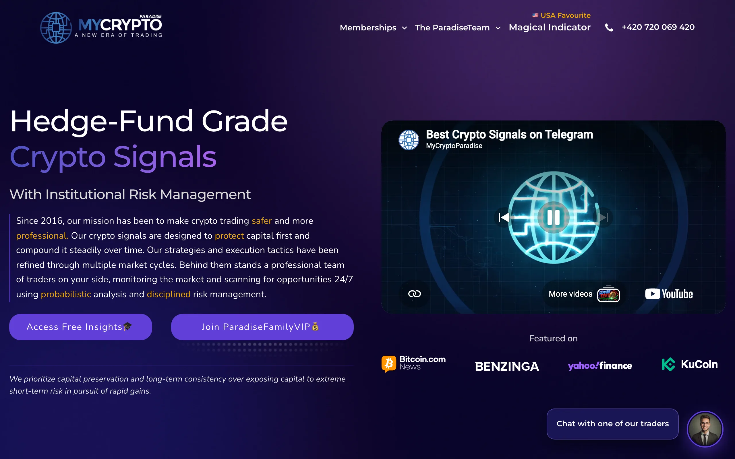 MyCryptoParadise screenshot