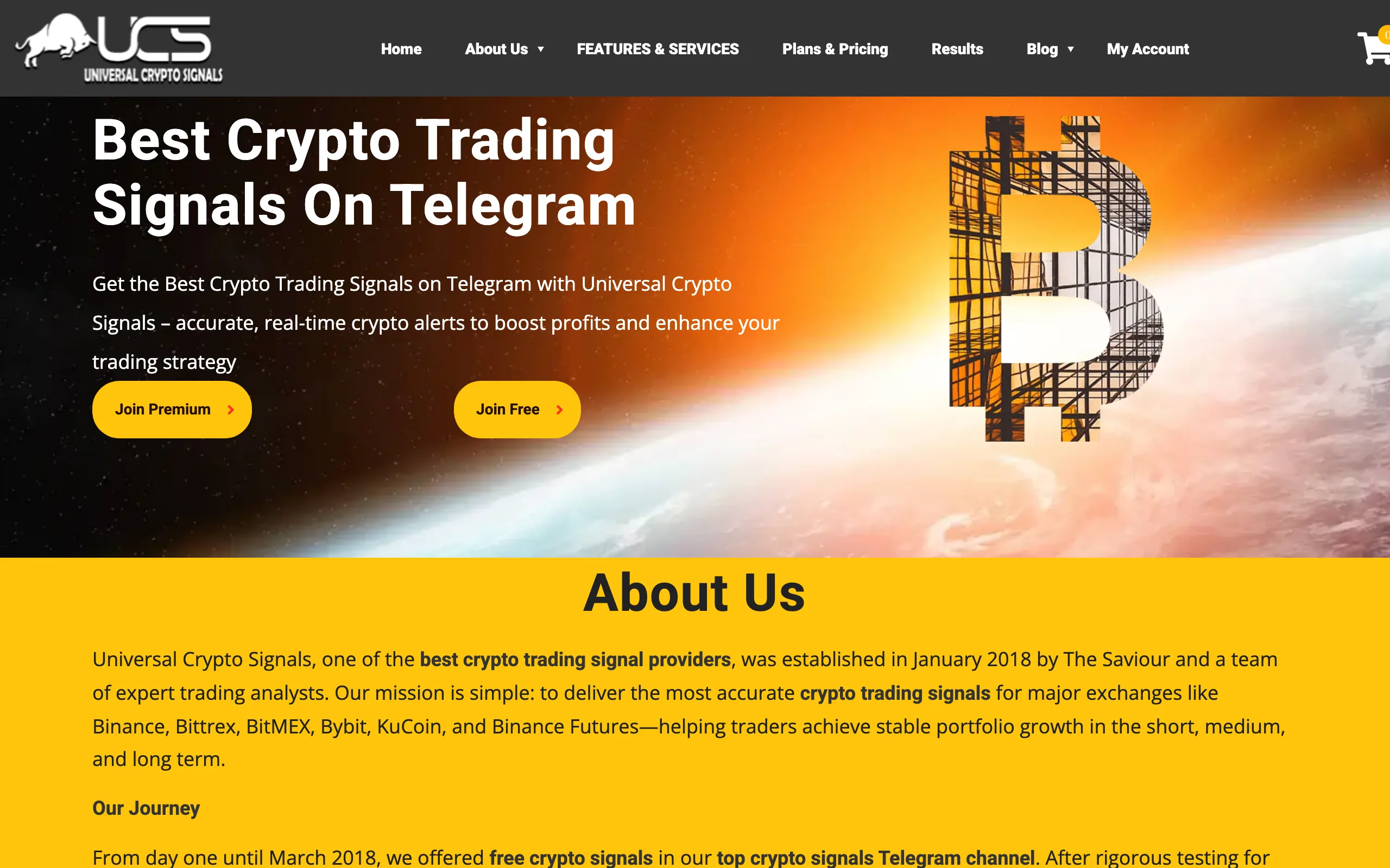 Universal Crypto Signals screenshot