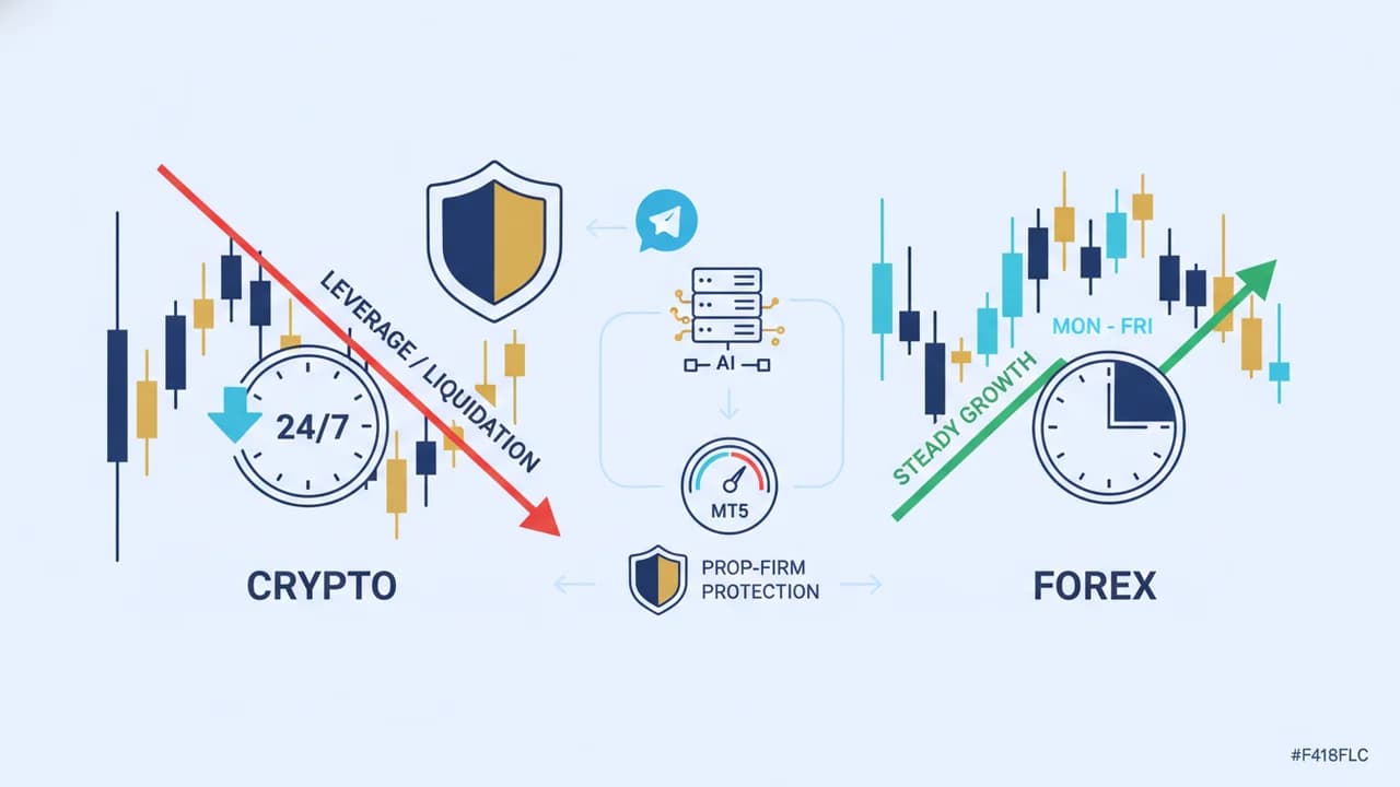 How crypto signal copying differs from forex